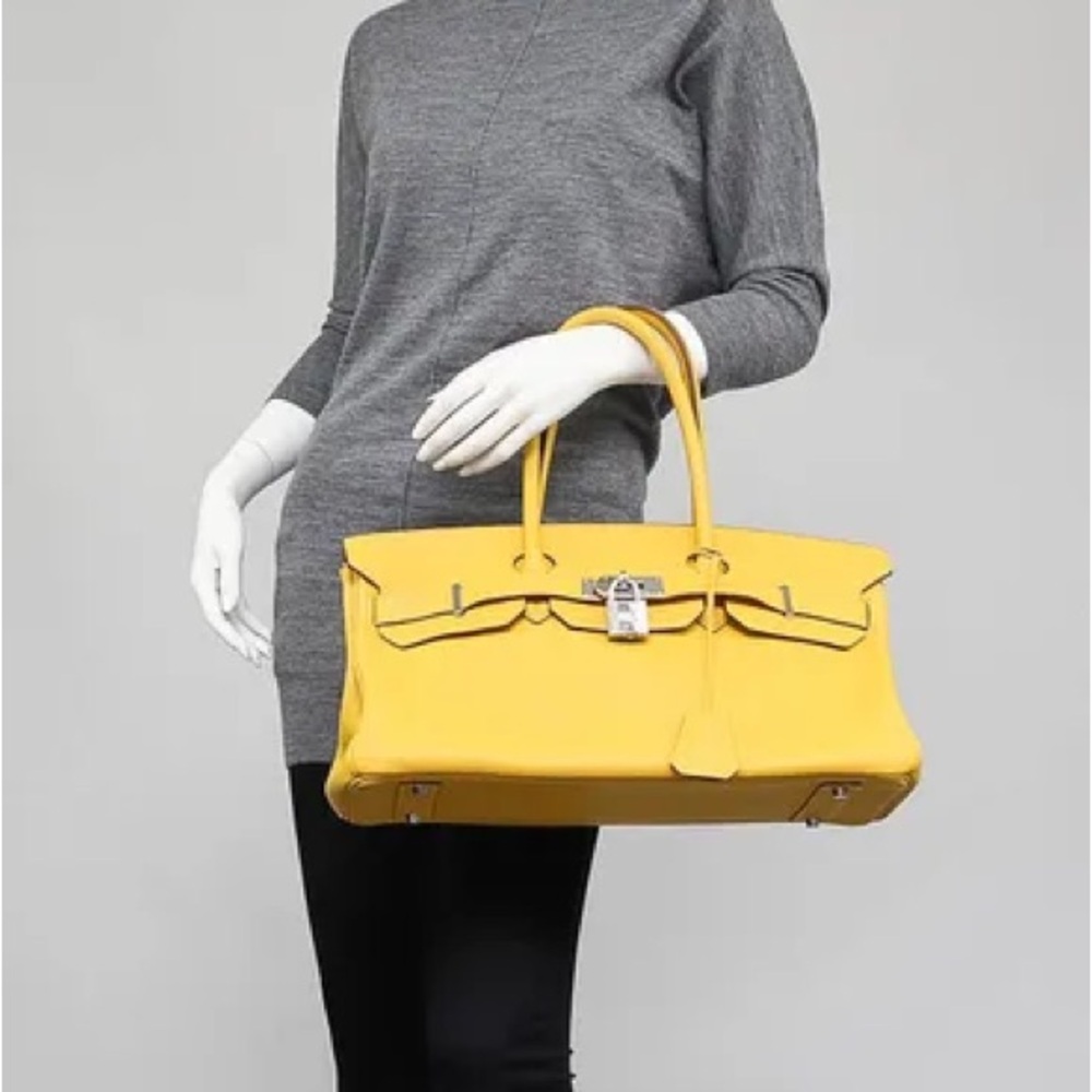 Authentic Hermes Clemence leather JPG birkin 42cm - Picture 5 of 15